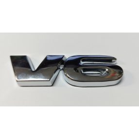 3D logo V6 fém