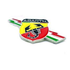 3D logo Abarth Flag Fém