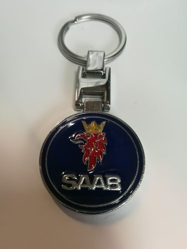 Kulcstartó fém Saab óraszíjas stílusú