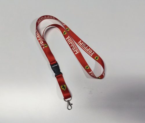 Nyakbaakasztós kulcstartó(nyakpánt) Ferrari Piros