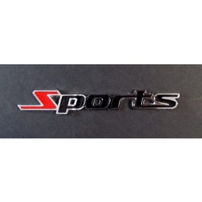 3D logo Sport Fém Black
