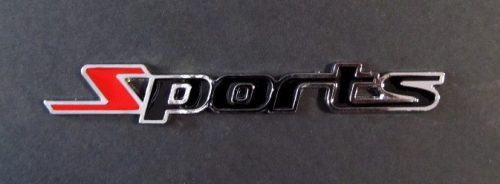 3D logo Sport Fém Black