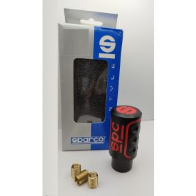 Váltógomb Sparco black/red 