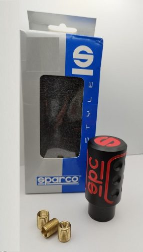 Váltógomb Sparco black/red 