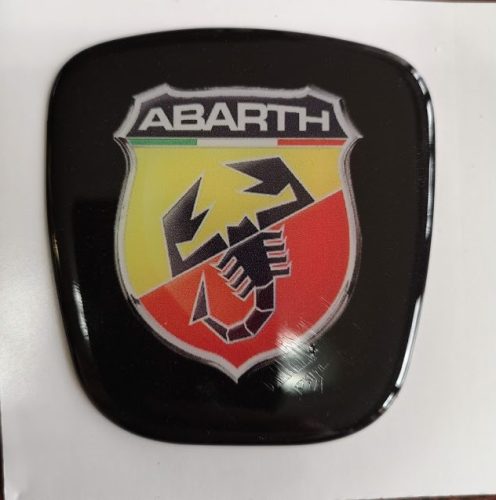 3D-s Abarth hűtőrács pajzs embléma több színben