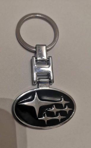 Kulcstartó fém Subaru óraszíjas több színben