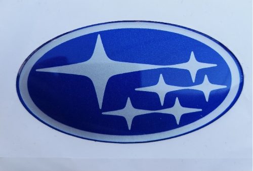 3D-s Subaru ovál logo matrica