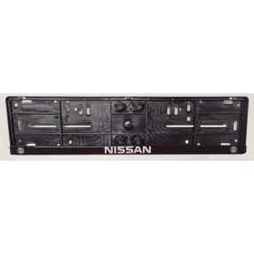 Rendszámtábla keret műgyantázott autómárkás NISSAN