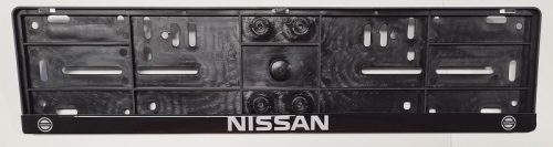 Rendszámtábla keret műgyantázott autómárkás NISSAN