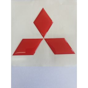 3D-s Mitsubishi logo matrica