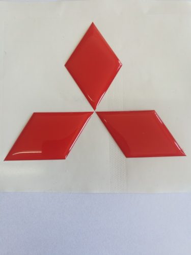 3D-s Mitsubishi logo matrica