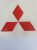 3D-s Mitsubishi logo matrica