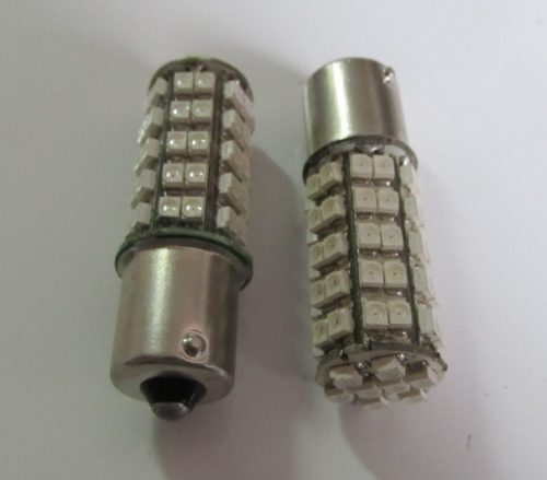 1156/BA15S 1pólusú 68SMD ledes izzó, Fehér