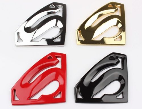 3D logo Superman Fém több színben