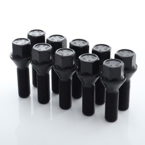   Kerékcsavar szett 12x1,25; 12x1,5; 14x1,5 mm-es kúpos FEKETE!!!