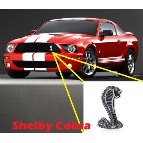 3D-s Mustang Cobra logo(Shelby Cobra)