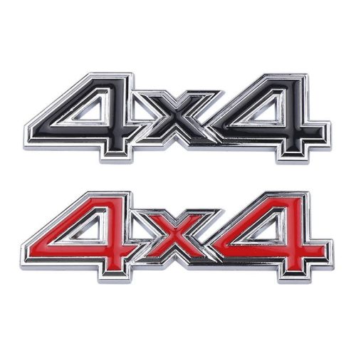3D logo króm 4x4 fém