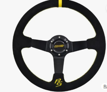 Velúr sportkormány mélyagyas