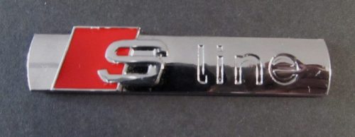 3D logo Audi SLine Fém