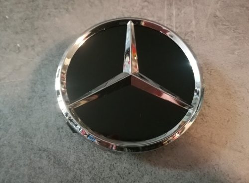 Alufelni felniközép kupak 75mm/70mm Mercedes black