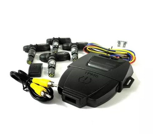TPMS szett, kijelző, 4 szenzor, 12V - SMP TPMS T90