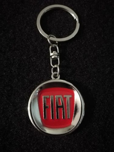 Kulcstartó fém Fiat több színben