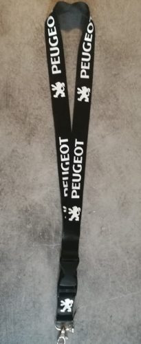 Nyakbaakasztós kulcstartó(nyakpánt) PEUGEOT