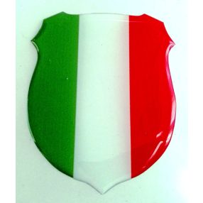 3D-s Olasz pajzs logo matrica