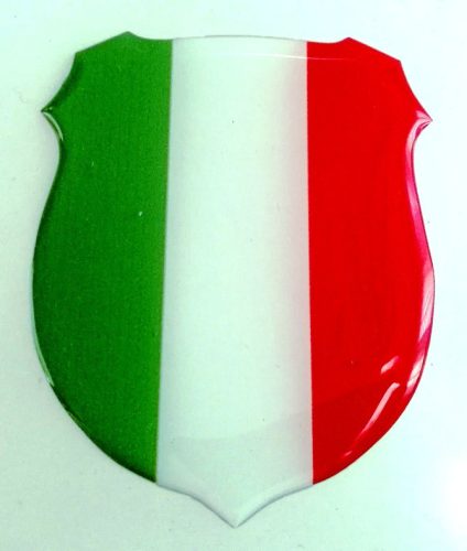 3D-s Olasz pajzs logo matrica