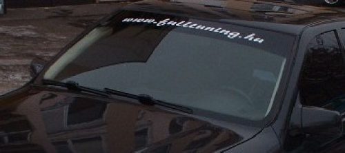 2D-s Fulltuning.hu szélvédő felírat, több színben