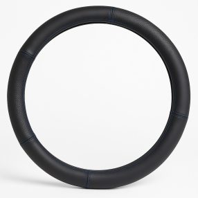 Kormányvédő Bőrhatású kék cérnás