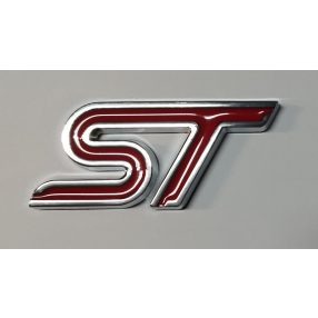 3D logo ST Ford Style Fém Piros/króm