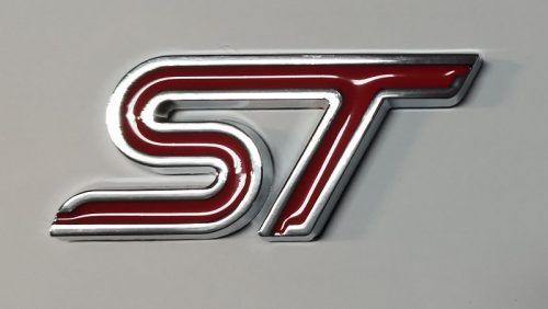 3D logo ST Ford Style Fém Piros/króm