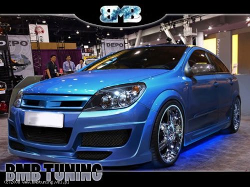 Opel Astra-H jelnélküli hűtőrács ST