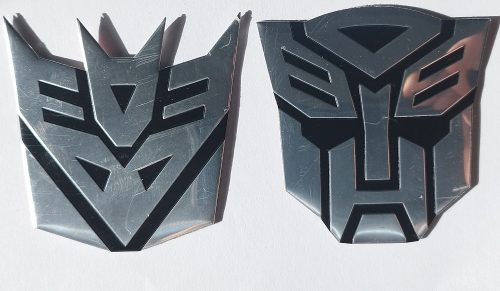 3D Logo Transformers Fém matrica
