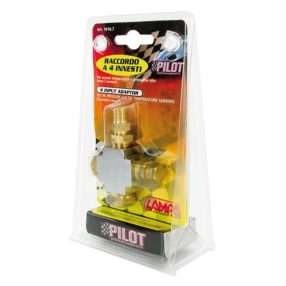 Műszeradapter "T"elosztó