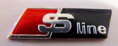 3D logo Audi SLine fém Mini