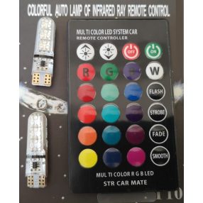 T10 Helyzetjelző RGB távirányítós