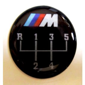 3D-s Váltógombmatrica BMW M (váltó séma) matrica