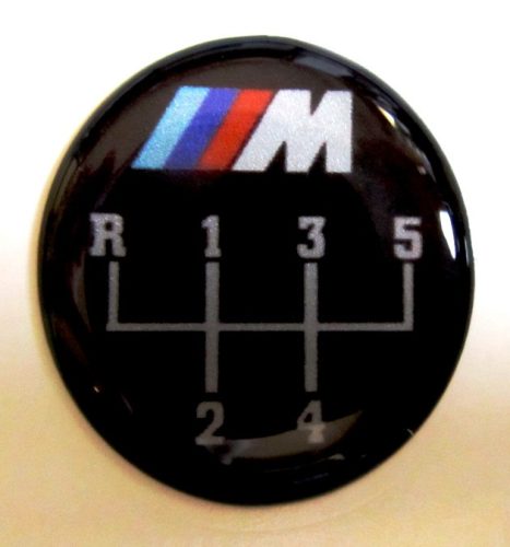 3D-s Váltógombmatrica BMW M (váltó séma) matrica
