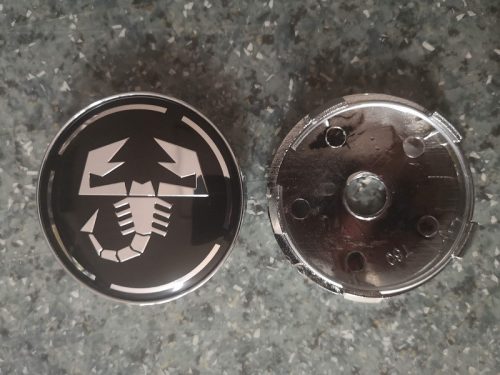 Alufelni felniközép kupak 60mm/56mm Abarth Black