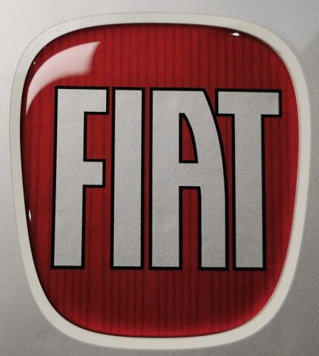 3D-s Fiat hűtőrács pajzs embléma több színben