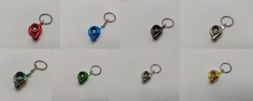Kulcstartó mini turbos több színben