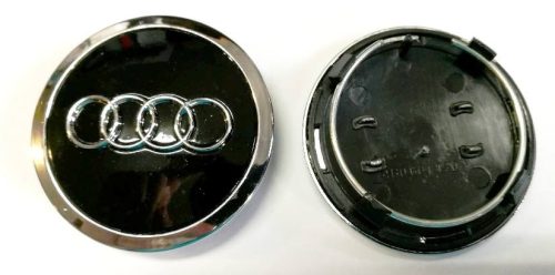 Alufelni felniközép kupak 69mm/56mm 4B0601170A Audi silver/black