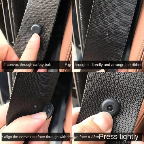 Biztonságiöv csat rögzítő bolha, patent 