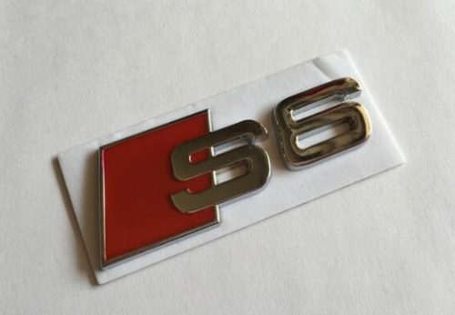 3D logo Audi S6 