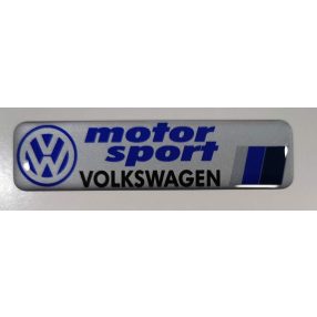 3D-s Volkswagen Motorsport logo matrica
