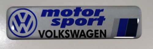 3D-s Volkswagen Motorsport logo matrica