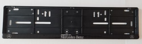 Rendszámtábla keret műgyantázott autómárkás Mercedes