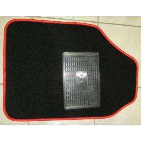 Szövetszőnyeg Fekete/Piros